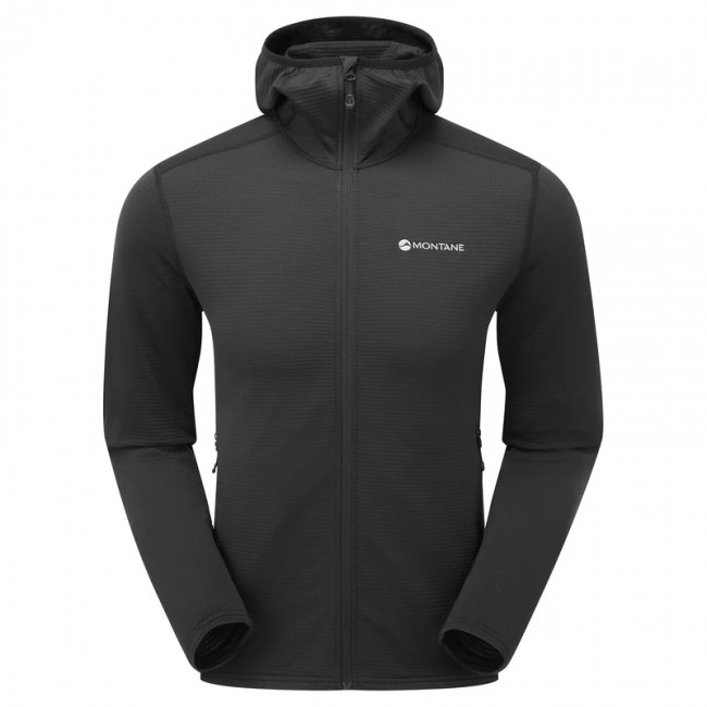 Montane Protium Lite Hoodie, fleecetrøje, herre, sort Montane Protium Lite Hoodie, fleecetrøje, herre, sort