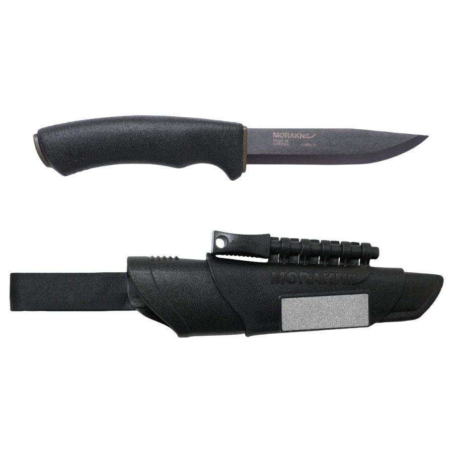 Morakniv Survival, Jagtkniv, Dråbepunkt, Kulstofstål, Termoplastisk elastomer (TPE), Sort, 1 værktøjer
