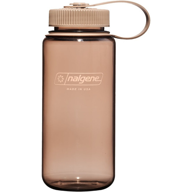 Nalgene Sustain Vandflaske - 500ml, Bred Åbning - Mocha