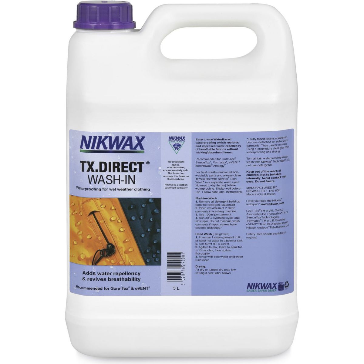 Nikwax - Imprægnering TX-Direct Wash-in - 5 L