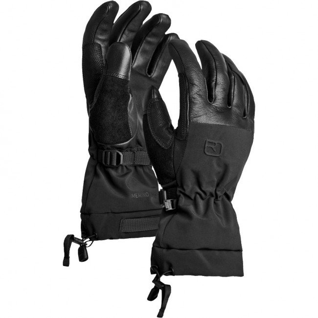 Ortovox Merino Freeride, skihandsker, herre, sort