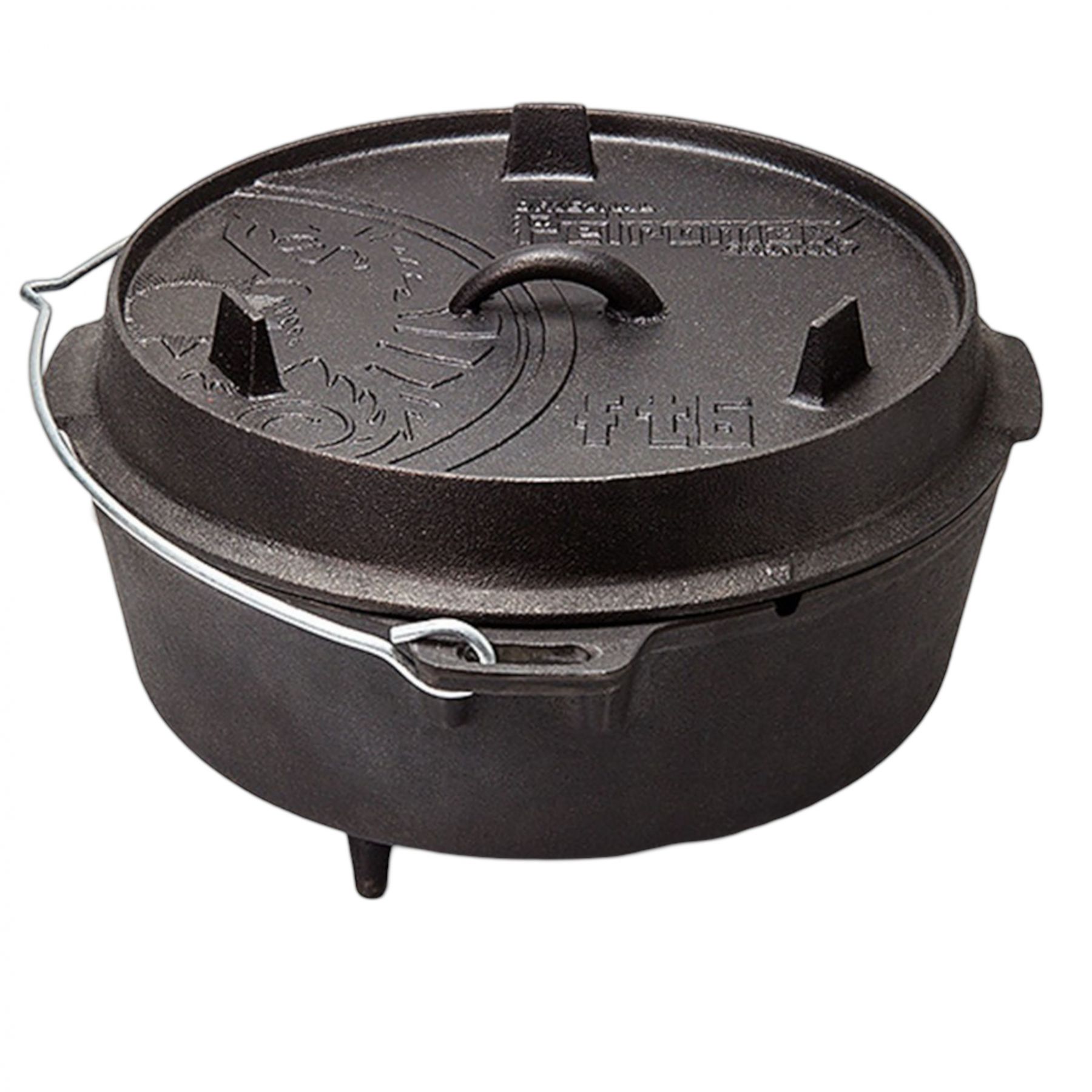 Petromax Dutch Oven FT6, Støbejernsgryde, sort