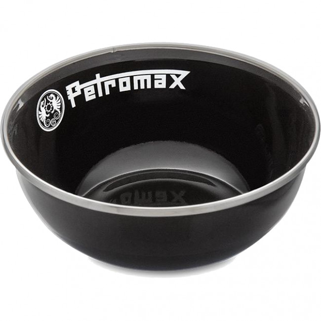 Petromax Enamel Bowls black 2 pieces 160ml, skål, sort