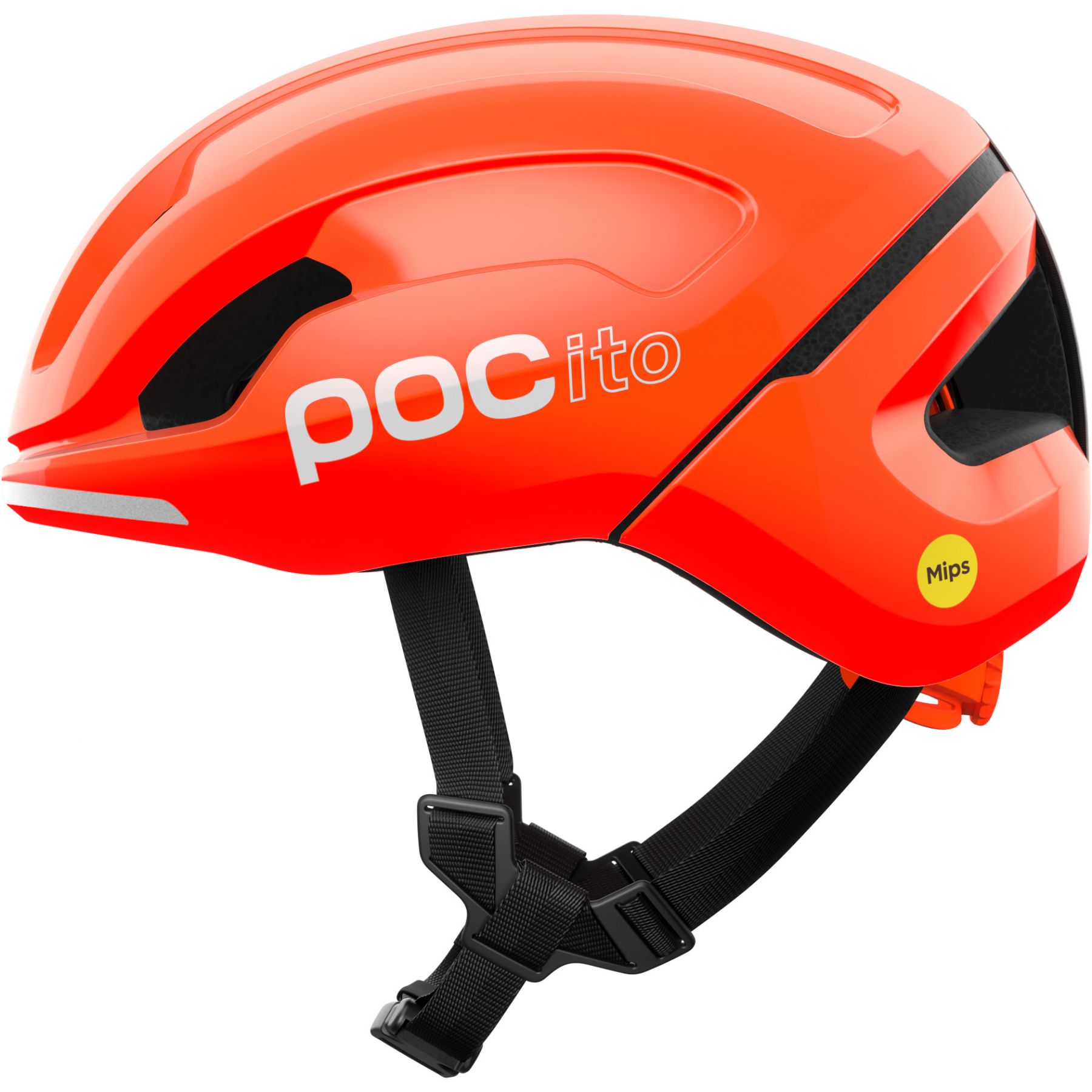 POC POCito Omne MIPS - Cykelhjelm - Fluorescent Orange - Str. S/51-56cm