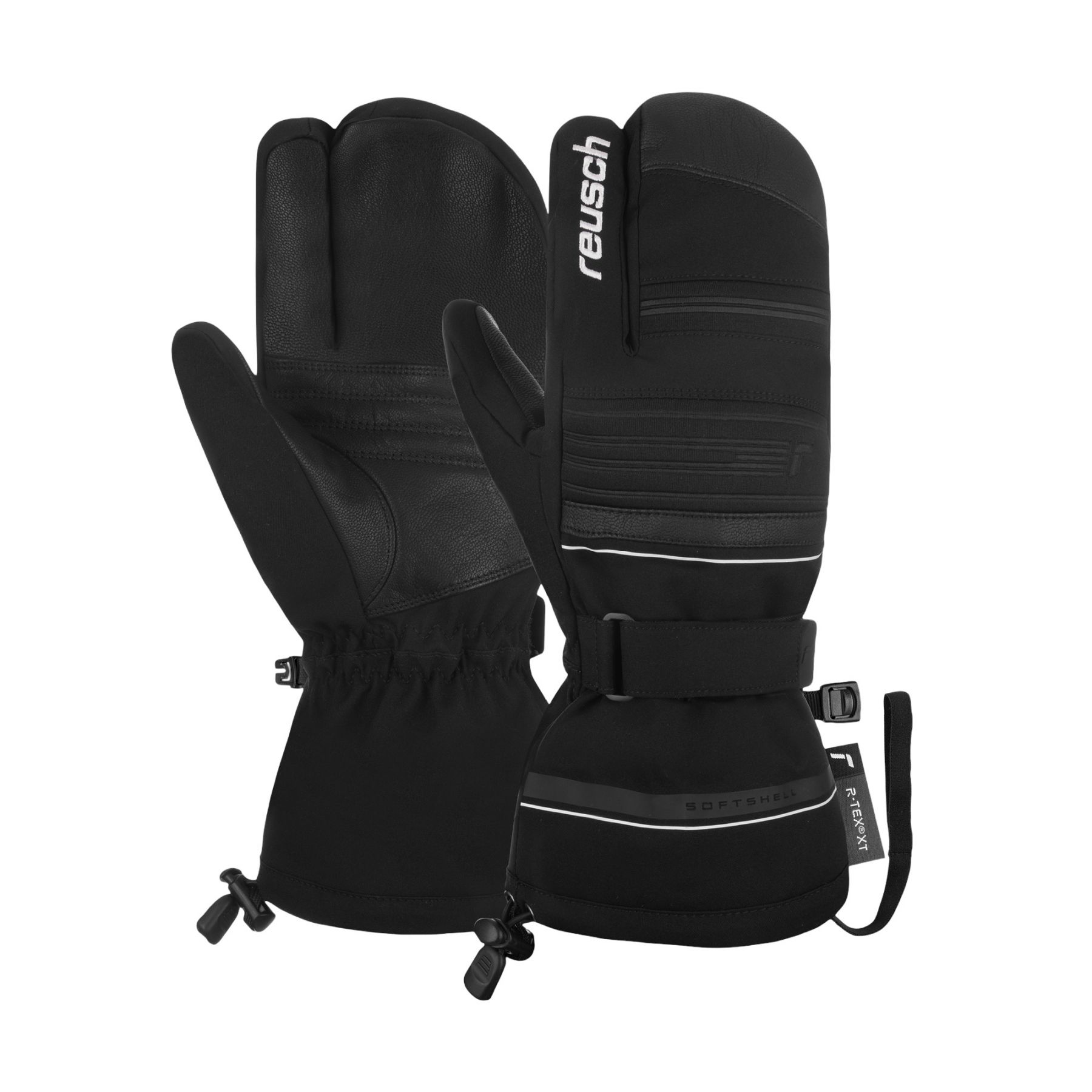 Reusch Conan R-TEX® XT, 3-fingre skihandsker, herre, sort