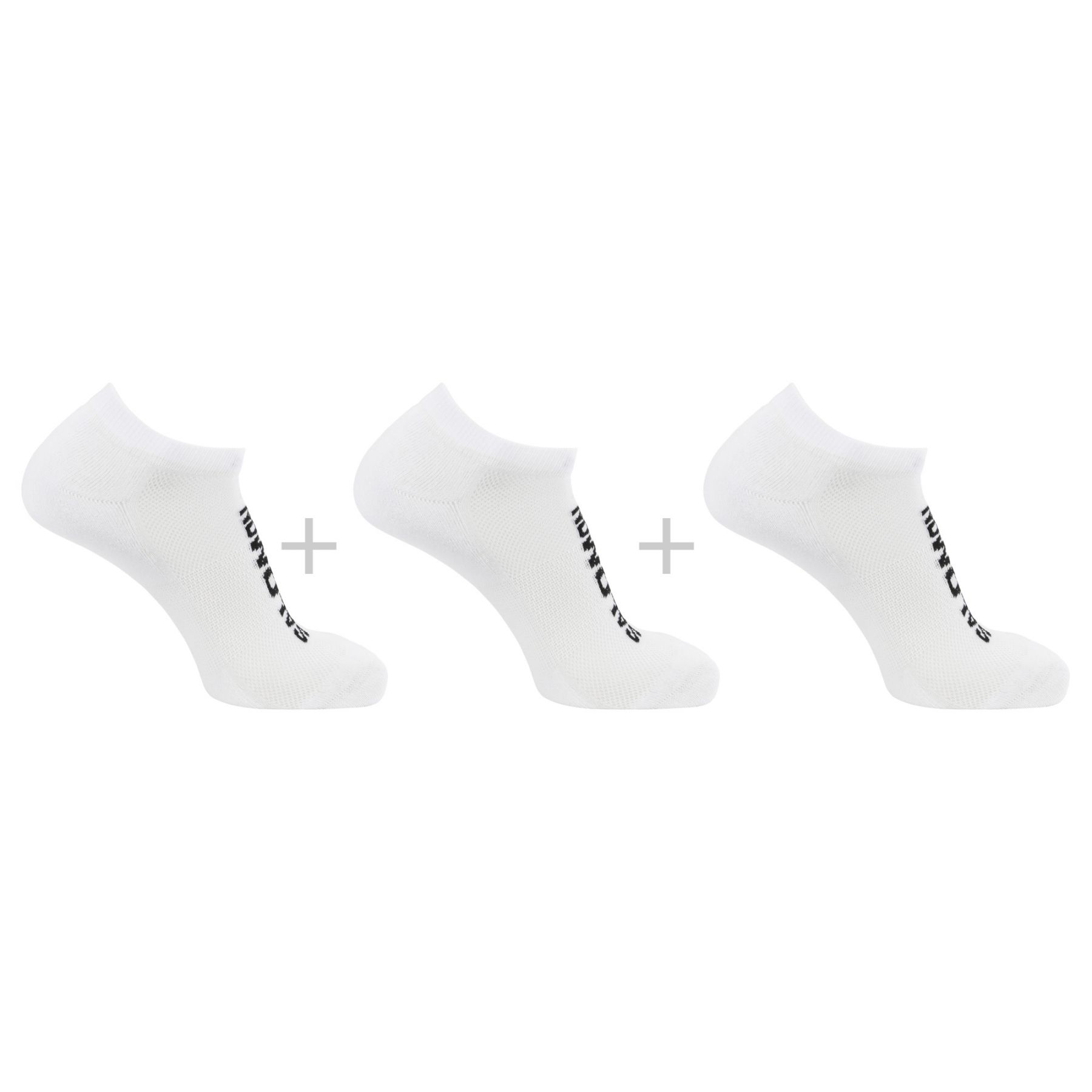 Salomon Everyday Low 3-pack, white-36-38 - Sokker