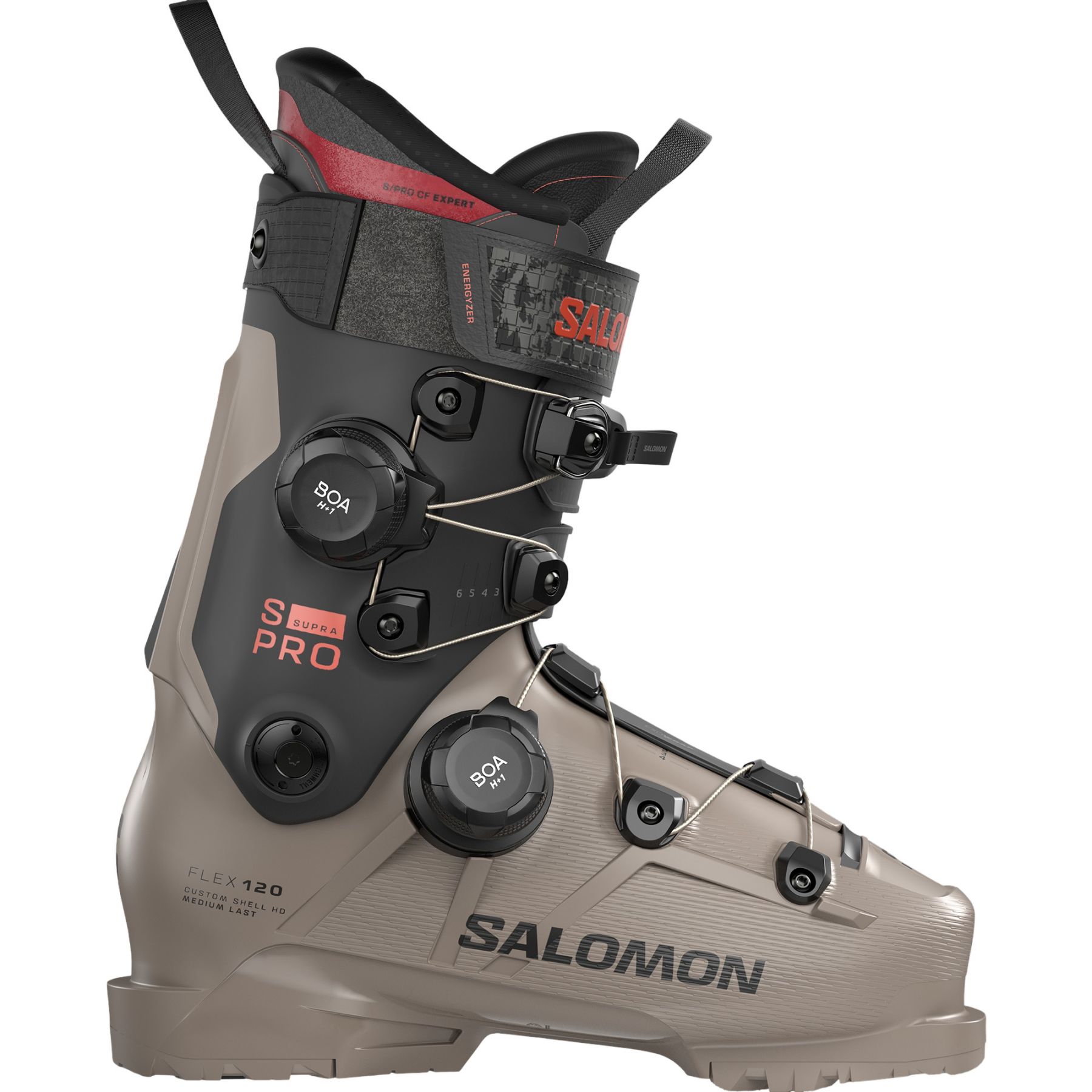 Salomon S/Pro Supra Dual Boa 120, skistøvler, herre, beige/sort