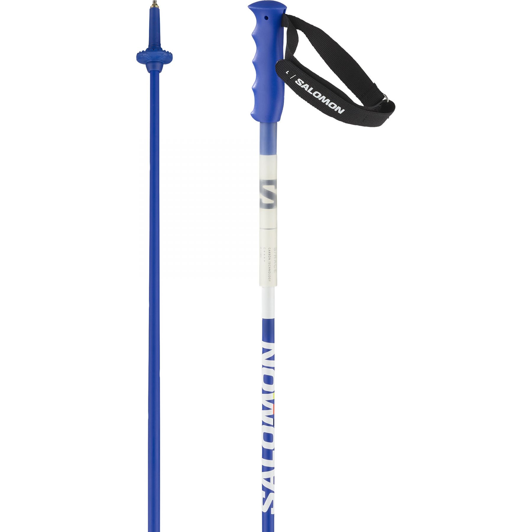 Salomon S/Race Carbon, skistave, blå