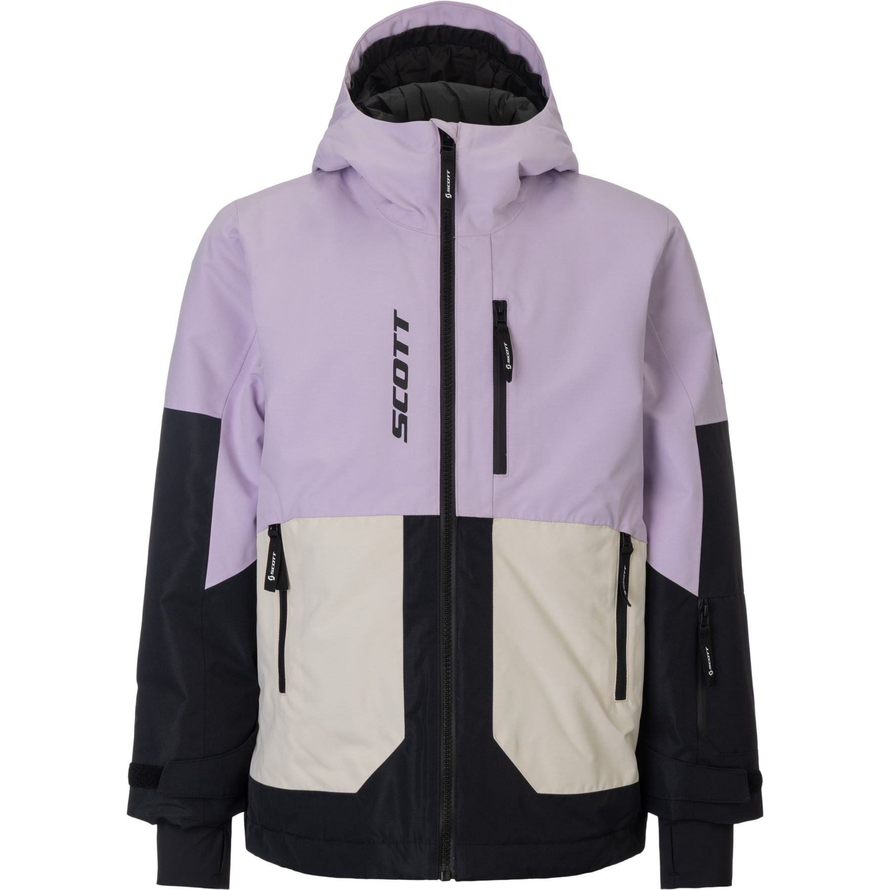 Scott Vertic Dryo, skijakke, junior, lilla/sort