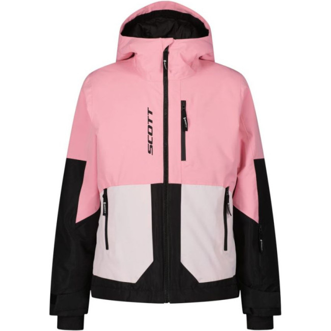 Scott Vertic Dryo, skijakke, junior, pink/sort