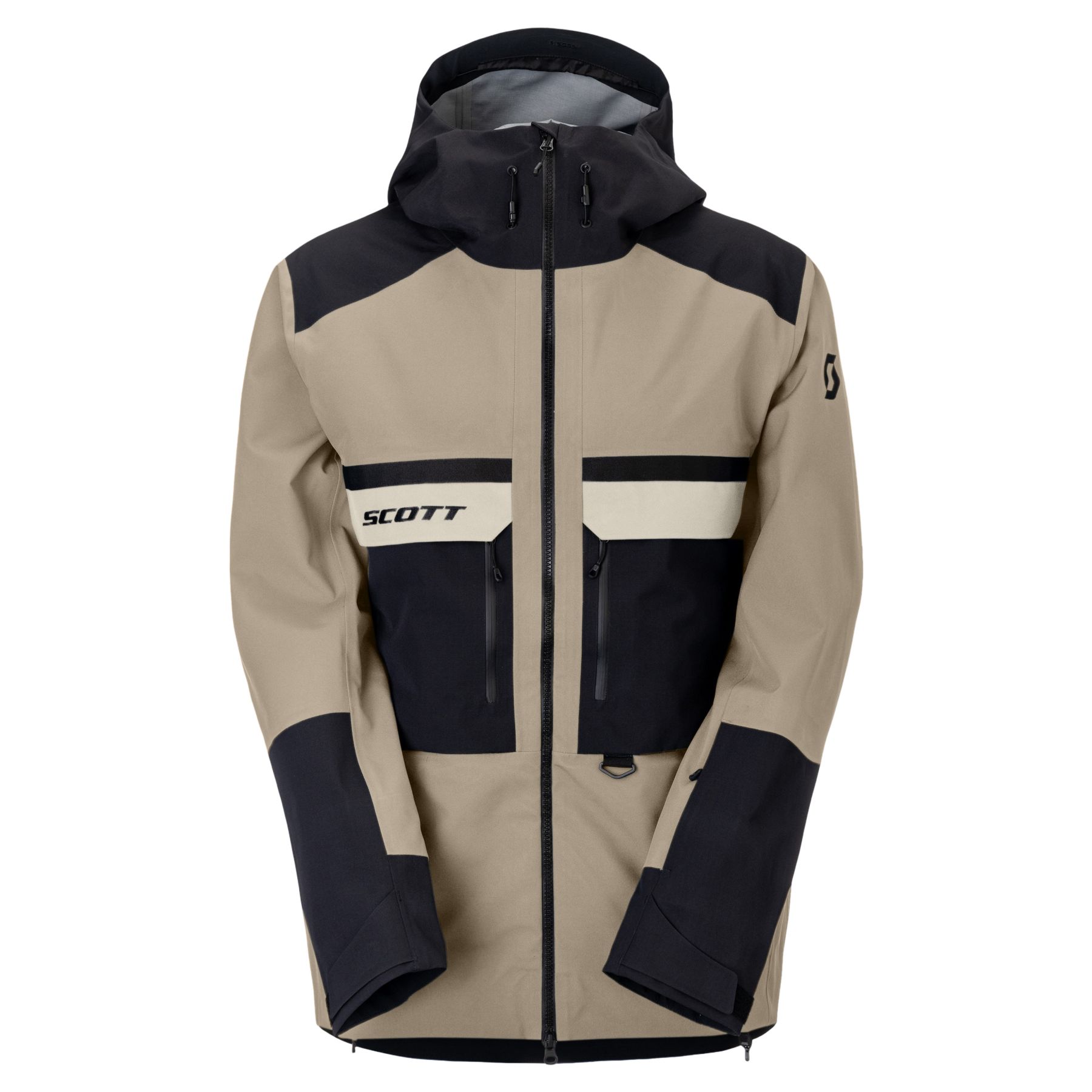 Scott Vertic Utility 3L, skaljakke, herre, beige/sort