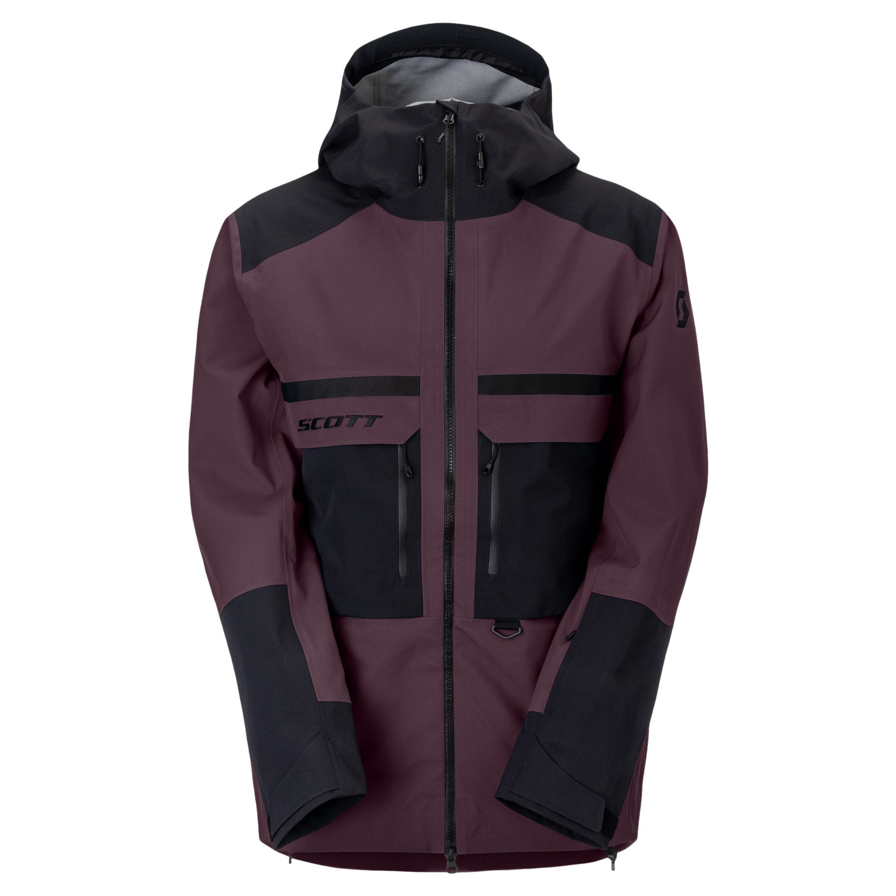 Scott Vertic Utility 3L, skaljakke, herre, rd/sort