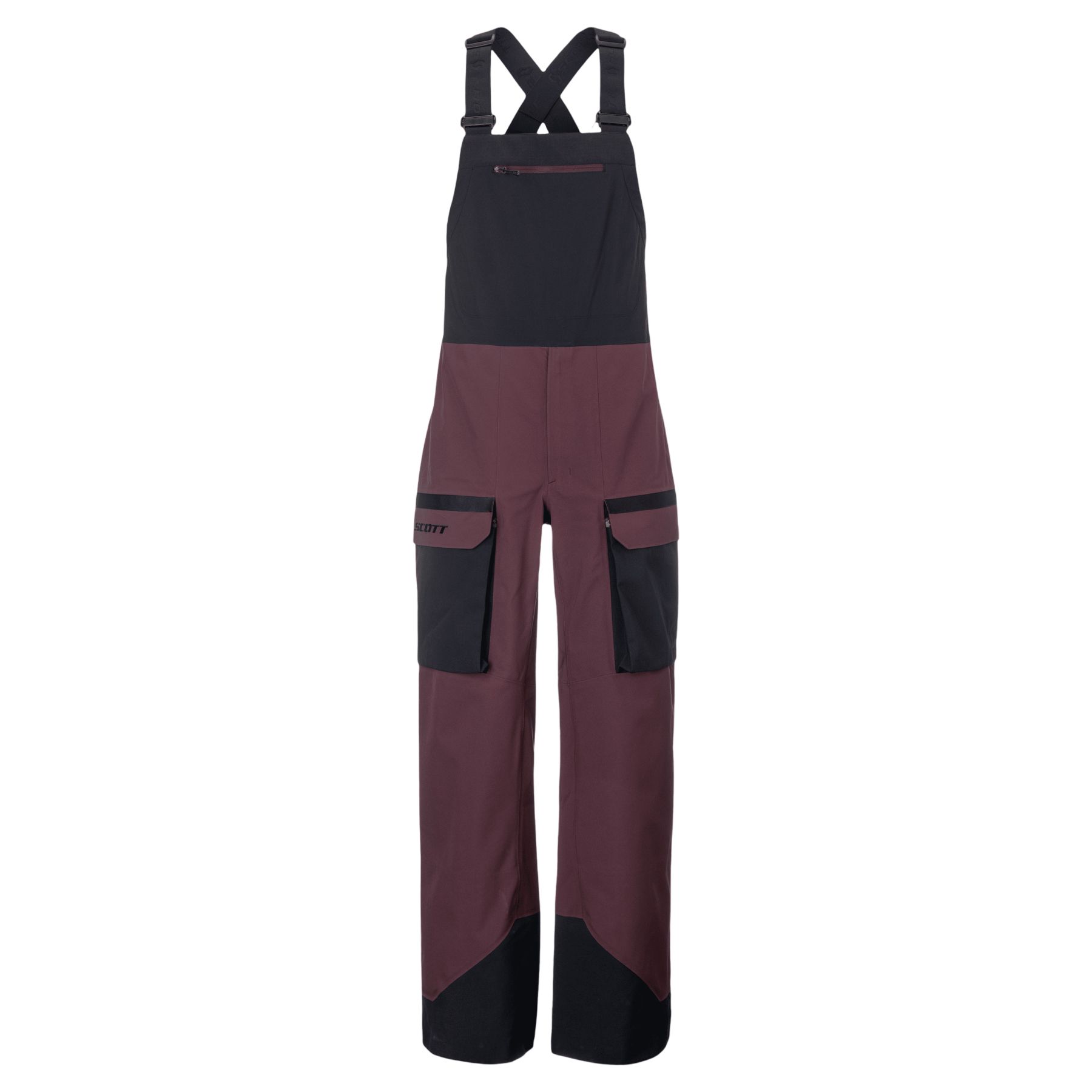 Scott Vertic Utility 3L, skibukser, herre, rd/sort