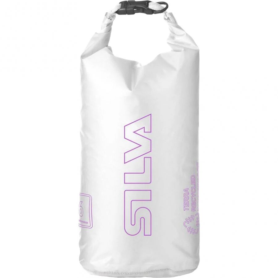 Silva Terra Dry Bag, vandtæt pose, 6L, hvid