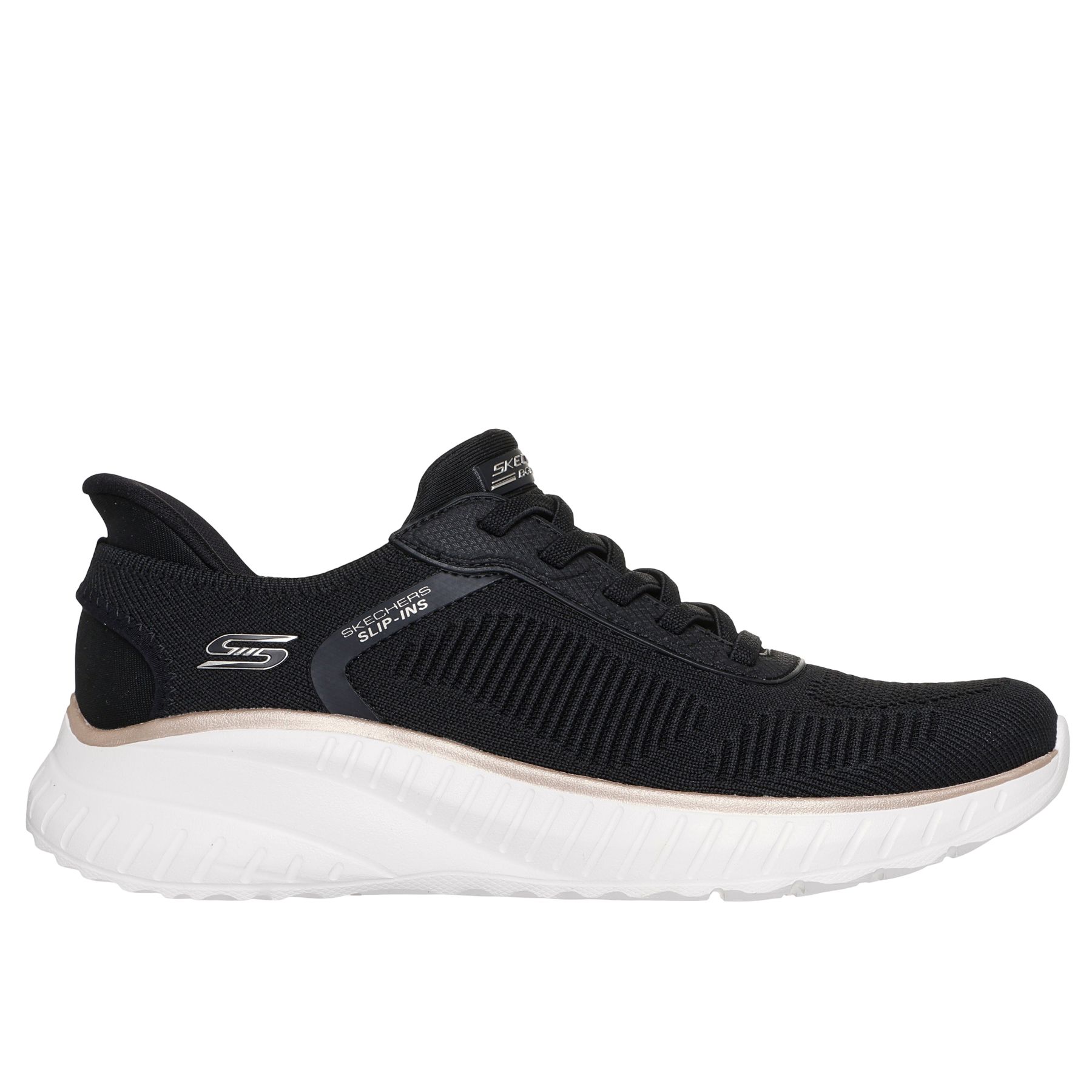 Skechers Bobs Squad Chaos - Current Muse, outdoor sko, dame, sort