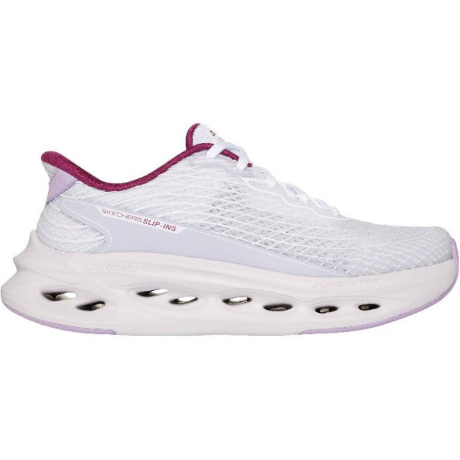 Skechers Max Cushioning Glide-Step - Sapphire, sko, dame, hvid