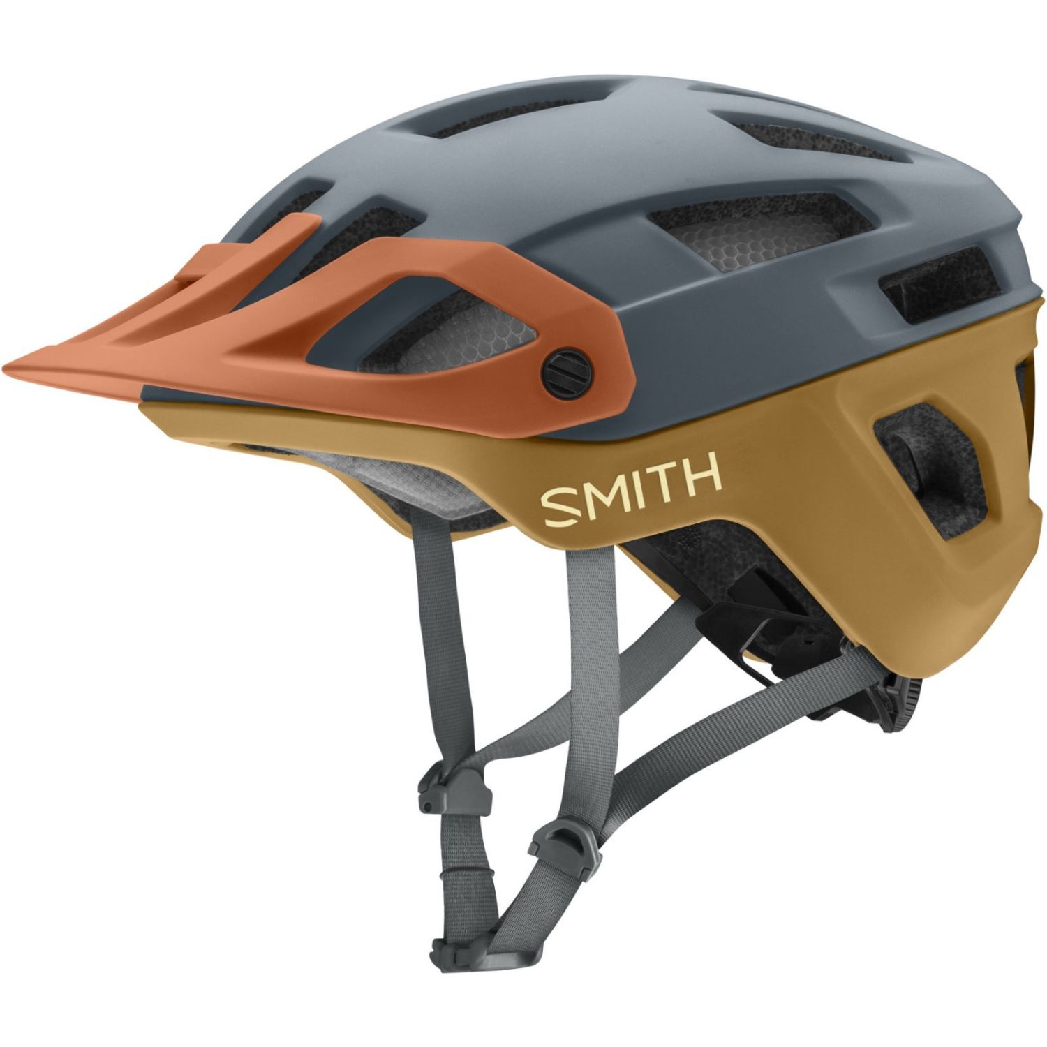 Smith Engage, cykelhjelm, mat flint
