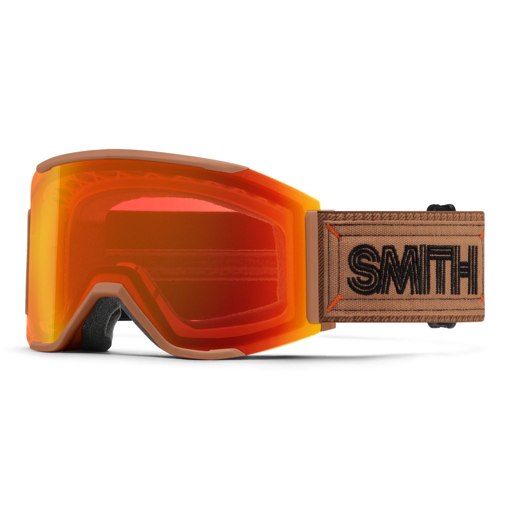 Smith Squad MAG, skibriller, camel warm steel