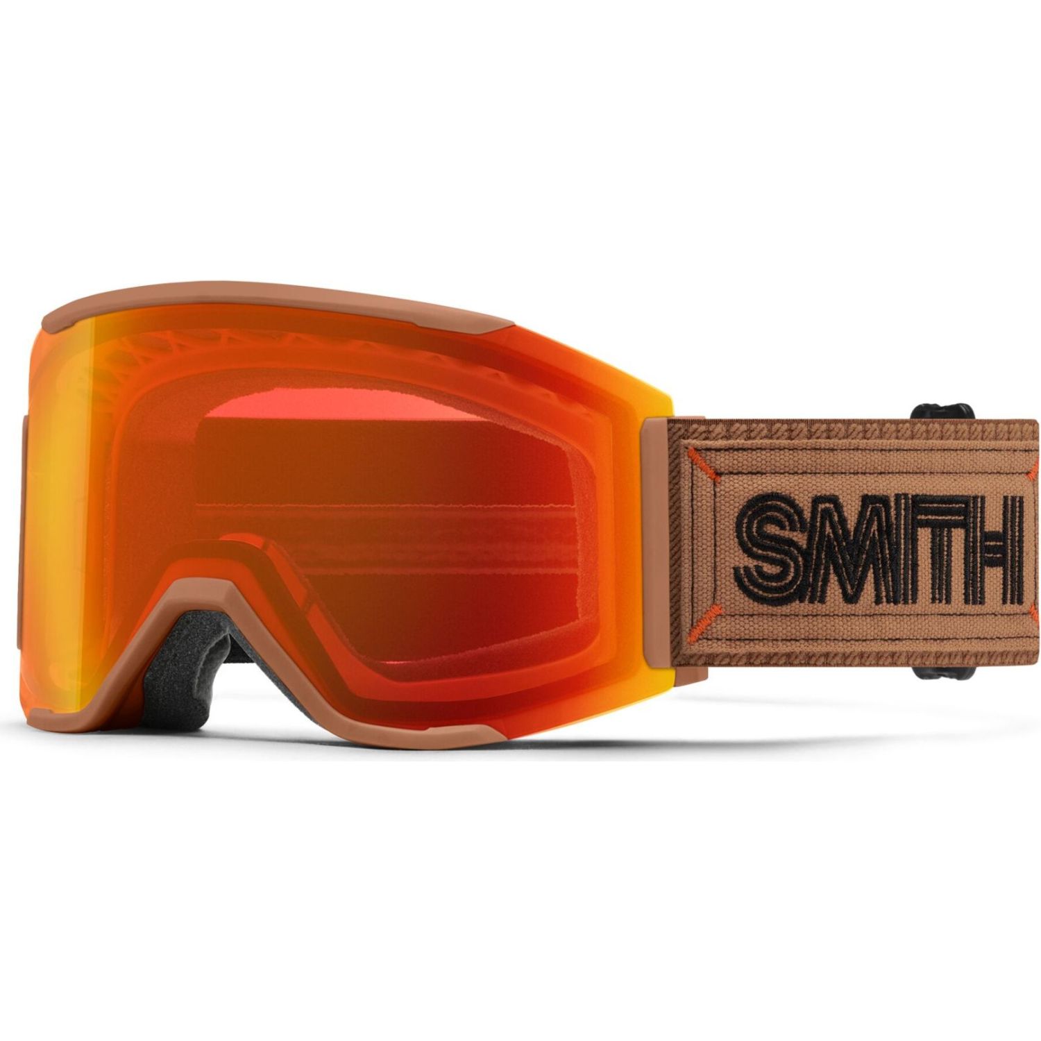 Smith Squad MAG, skibriller, camel warm steel
