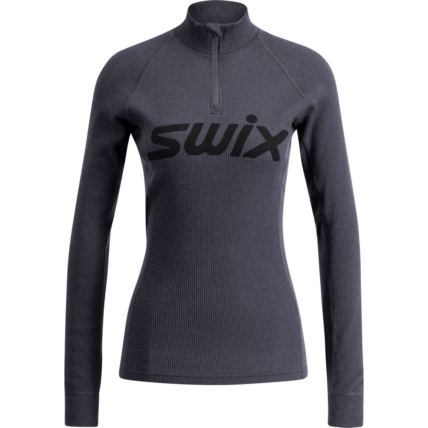 Swix RaceX Merino Half Zip, dame, mørkegrå
