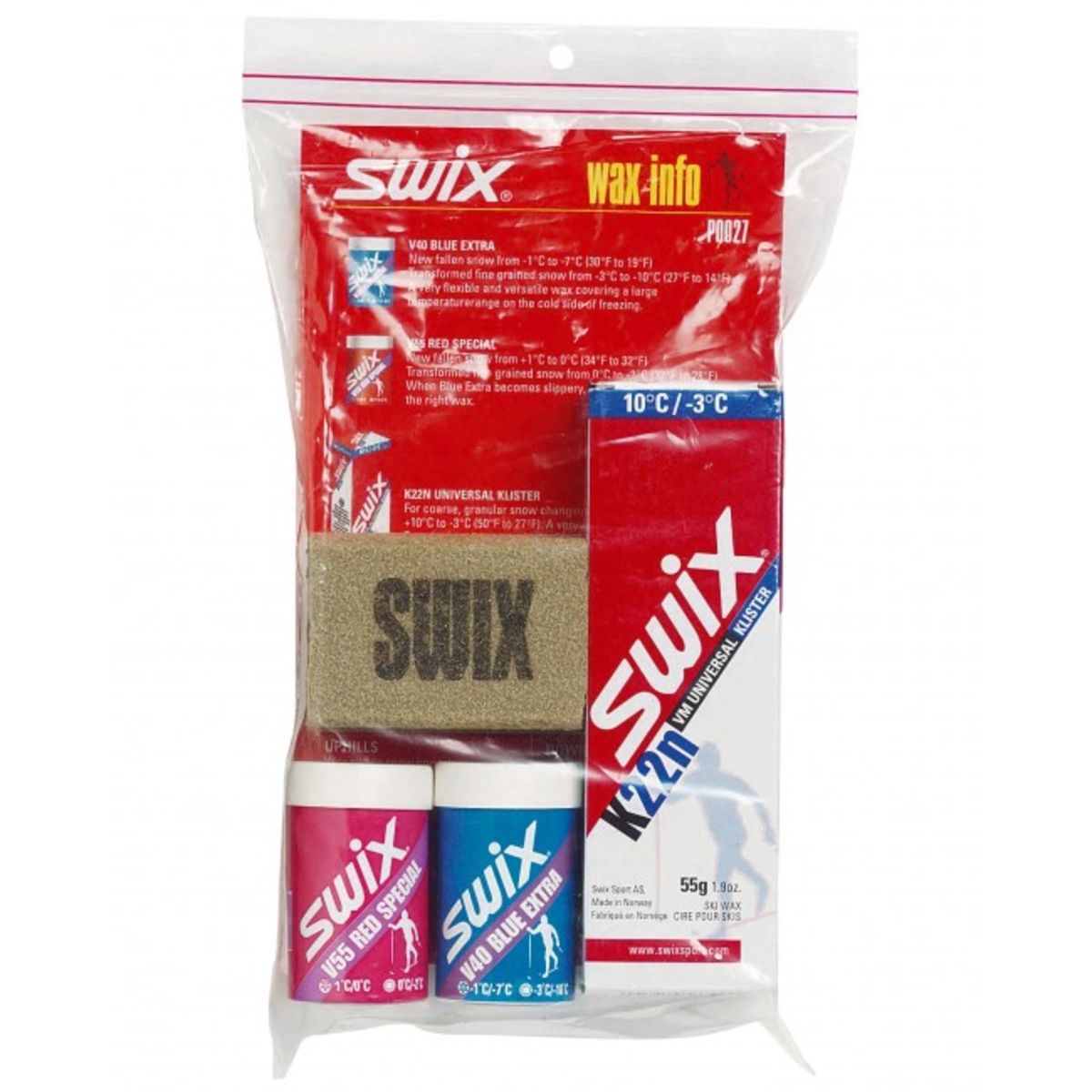 Swix P27 Xc Wax Kitv40,v55,k22n,t10 - Skiudstyr