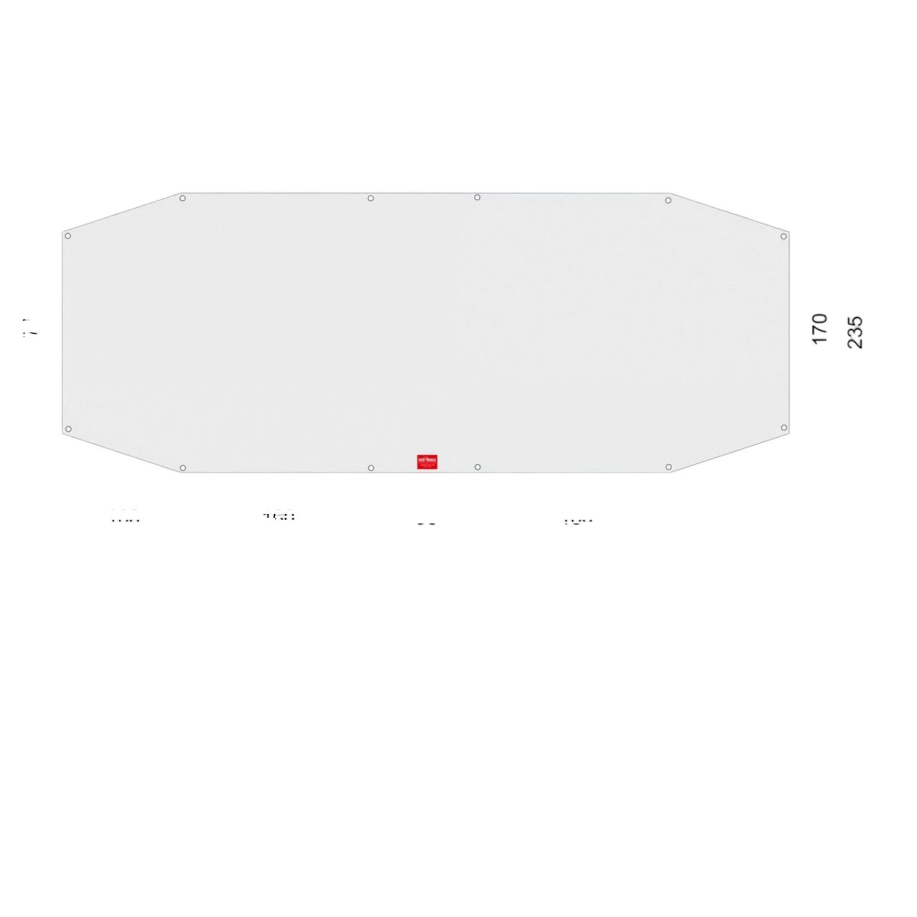 Tatonka Floor Sheet PE Alaska Family DLX, teltunderlag, sølv