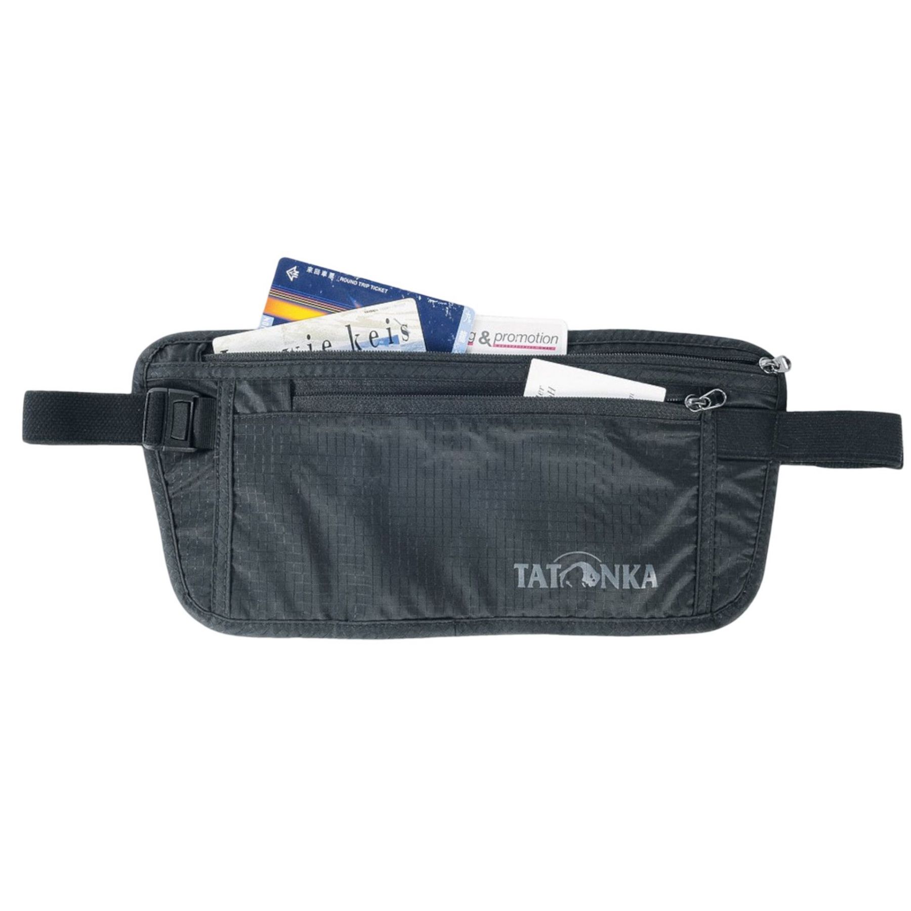 Tatonka Skin Moneybelt Int., bæltetaske, sort