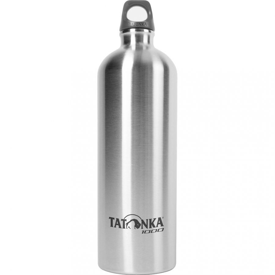 Tatonka Stainless Steel Bottle 1L, vandflaske, grå