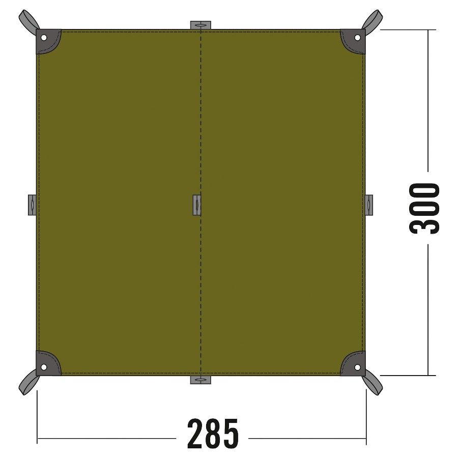 Tatonka Tarp 2 - Light olive - Tarp