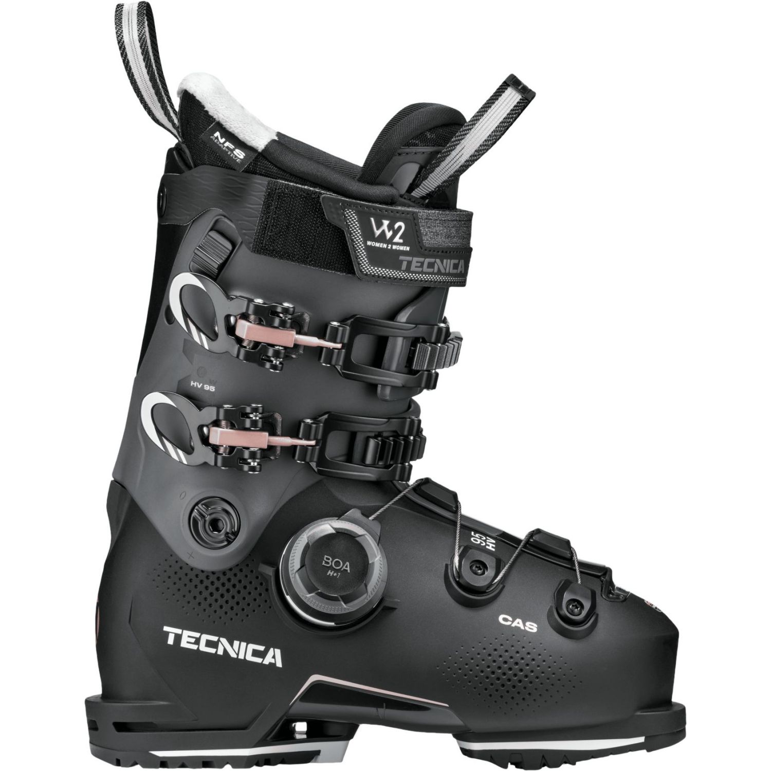 Tecnica Mach BOA HV 95 W GW, skistøvler, damer, sort