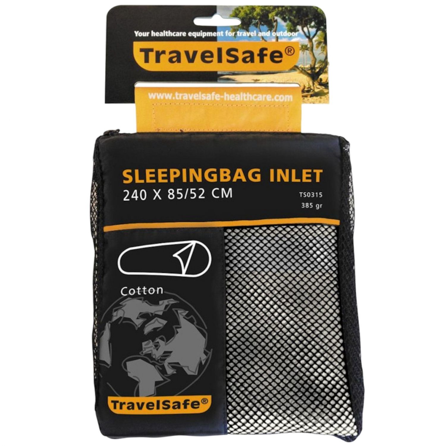 Travelsafe Sleepingbag Inlet Cotton Mummy - Lagenpose