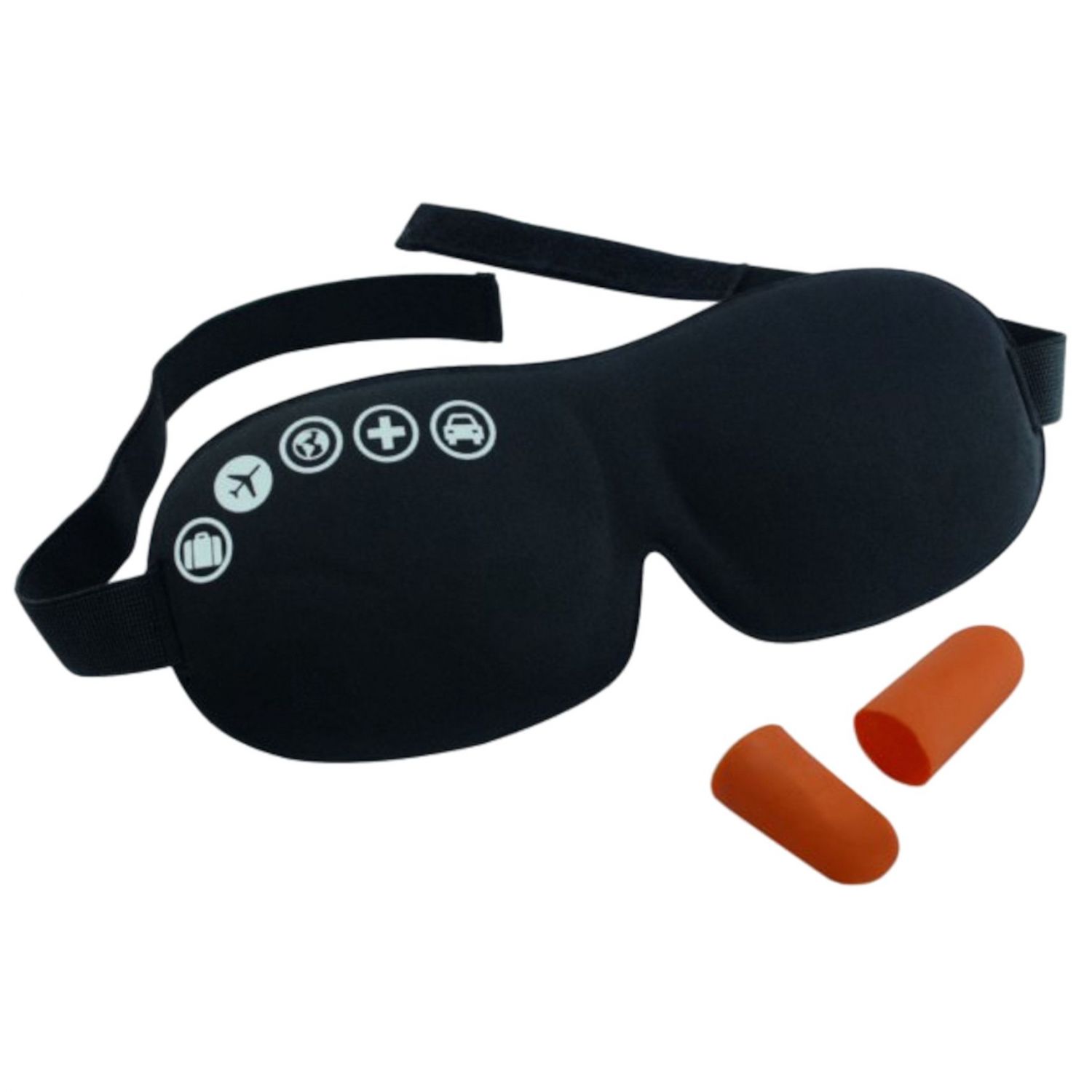 Travelsafe Eyemask & Earplugs Foam, Pre-formed - Rejseudstyr