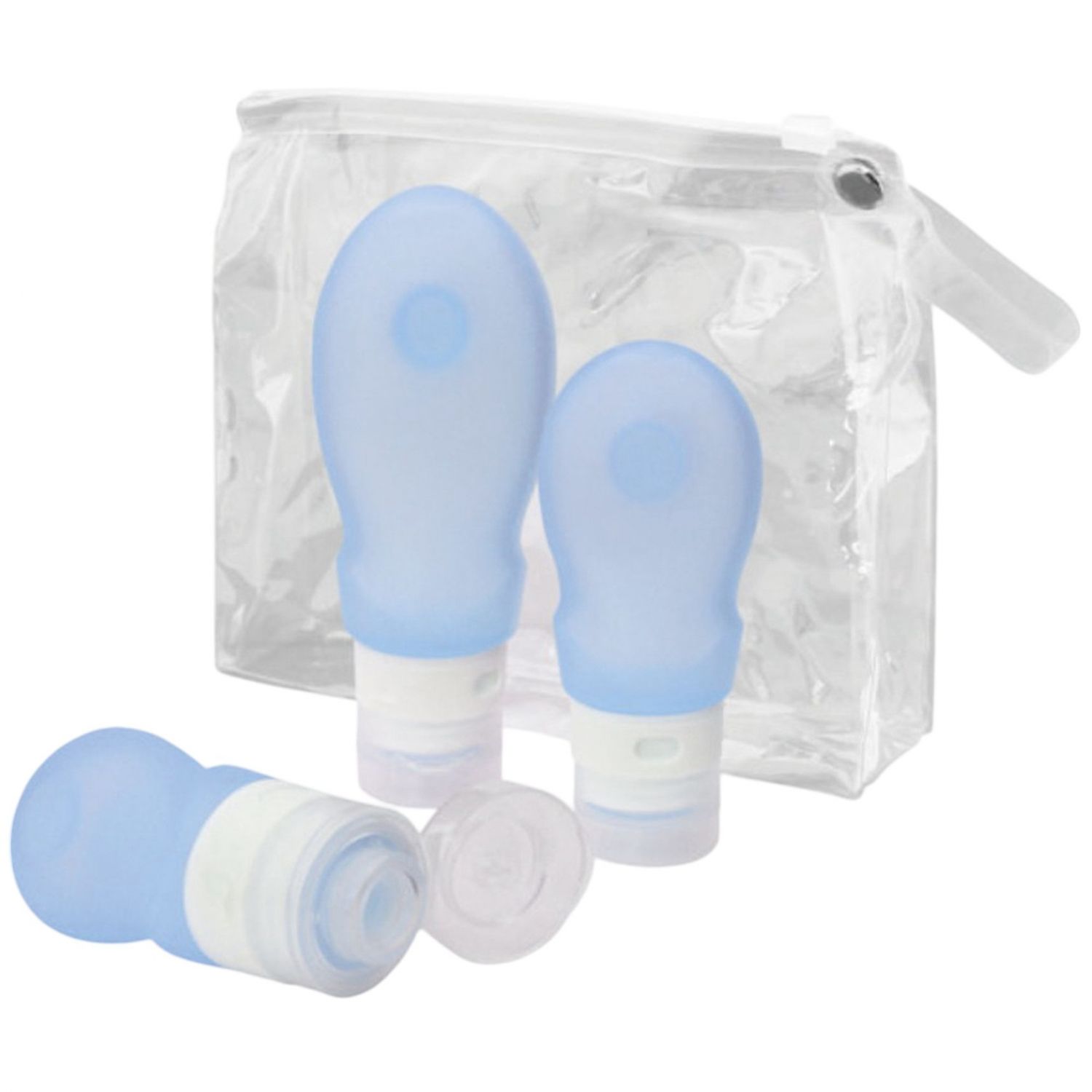 Travelsafe Squeeze Bottle Set (3 Pcs) - Blue - Opbevaring