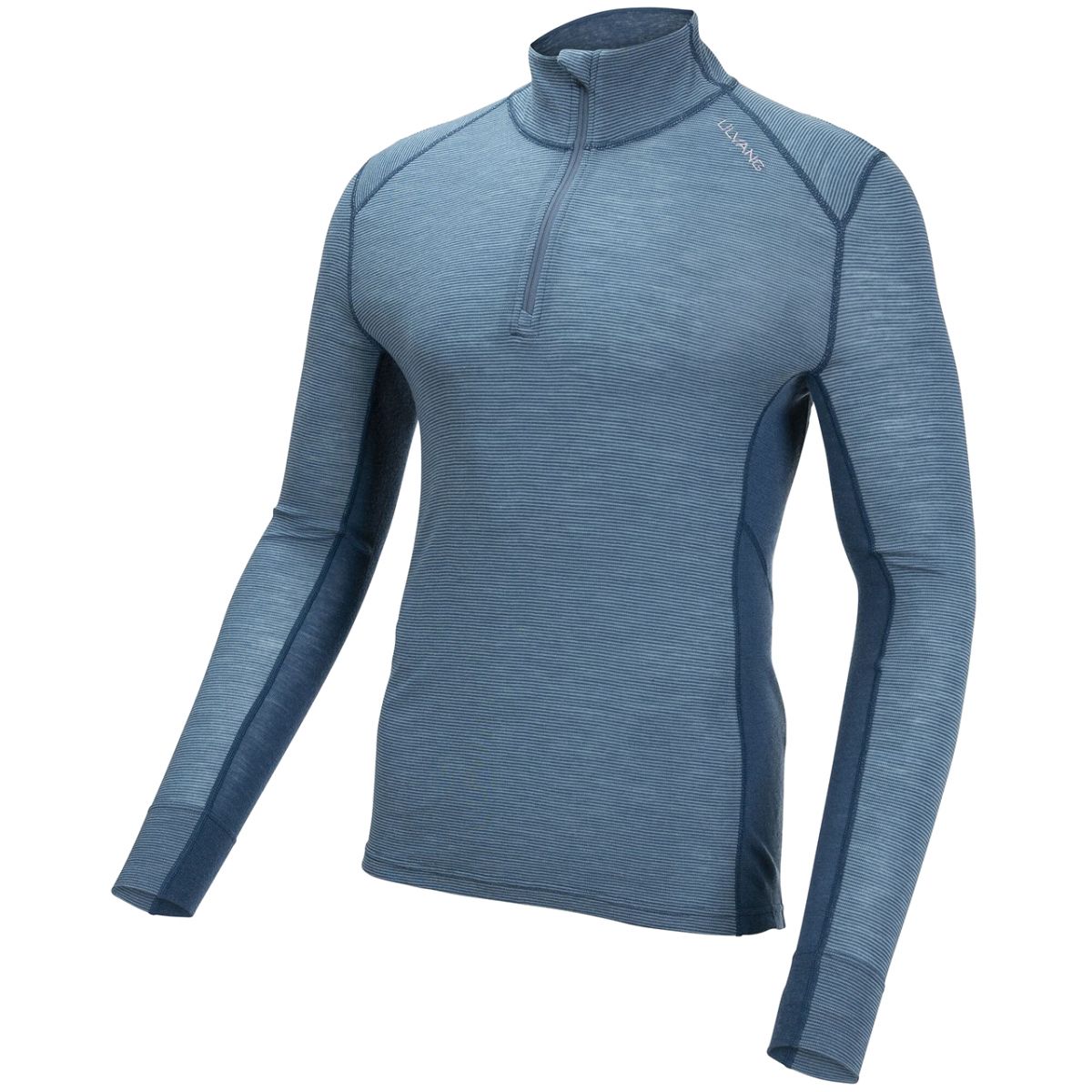 Ulvang - Rav 100% turtle neck m lynlås (Blå) - S