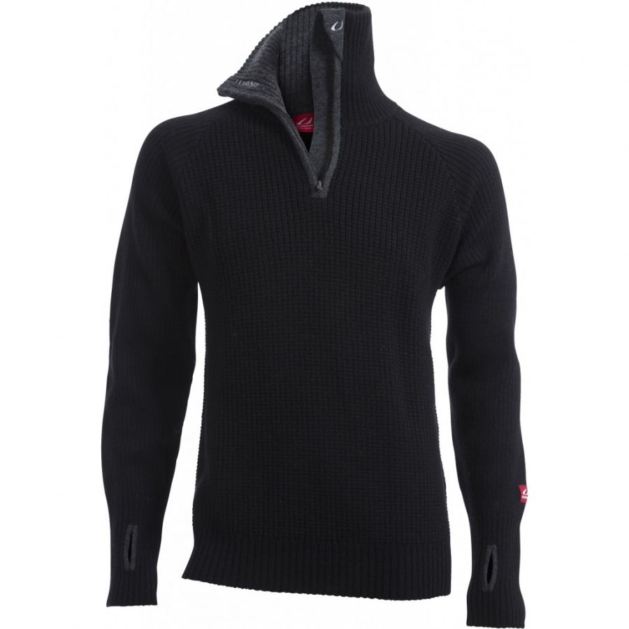 Ulvang Rav sweater w/zip, herre, sort billede
