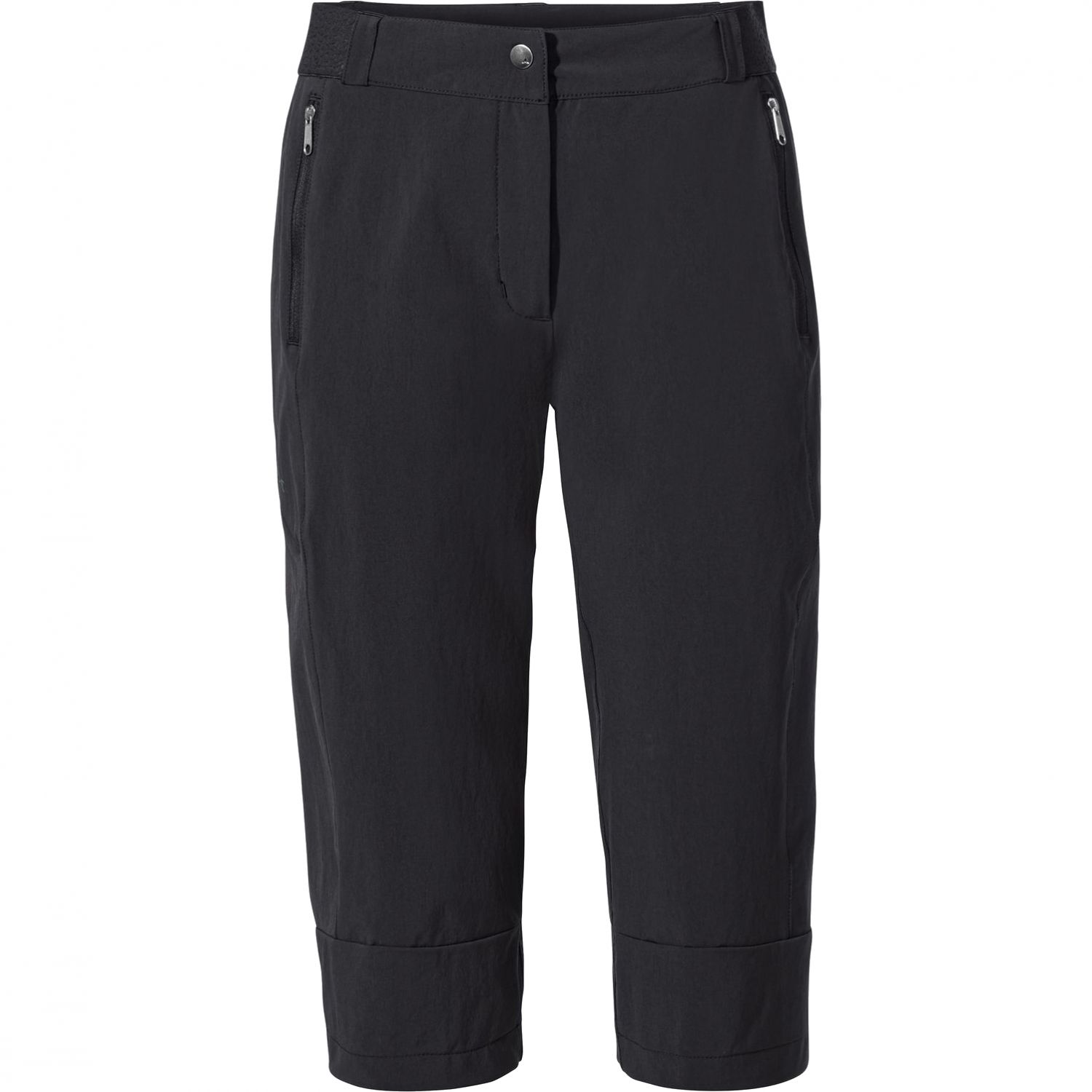 Vaude Farley Stretch Capri III, vandrebukser, dame, sort