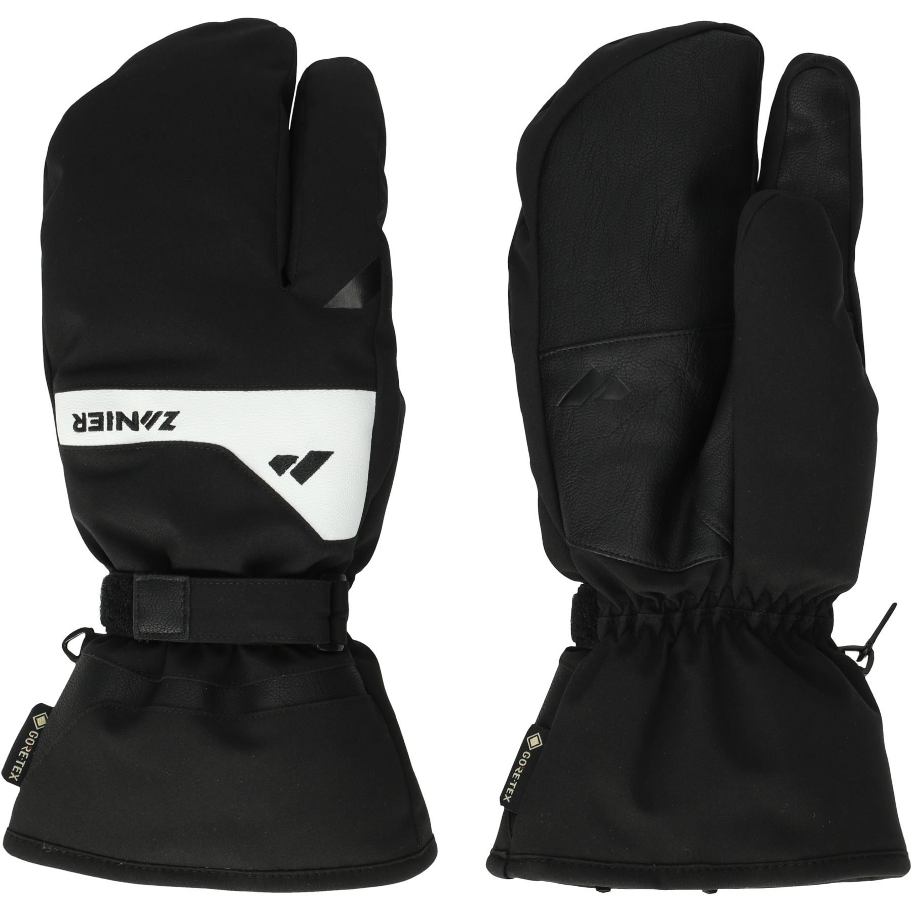 Zanier Cortina GTX 3-finger, skihandsker, sort