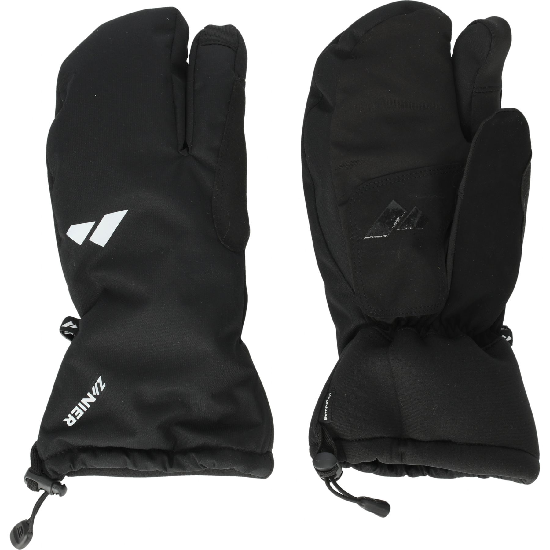 Zanier Vienna STX 3-finger, skihandsker, sort